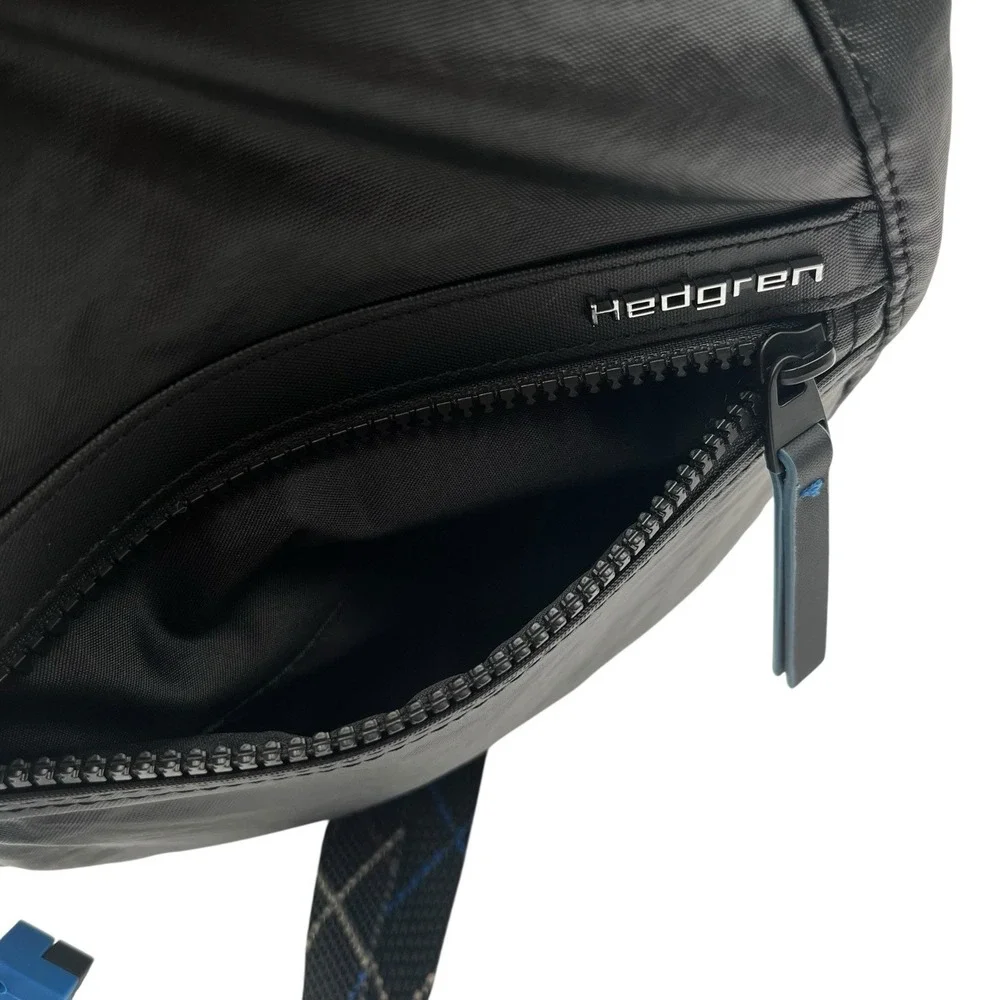 Hedgren Women's Vogue Small Backpack RFID Creased Black Size 12x10x3